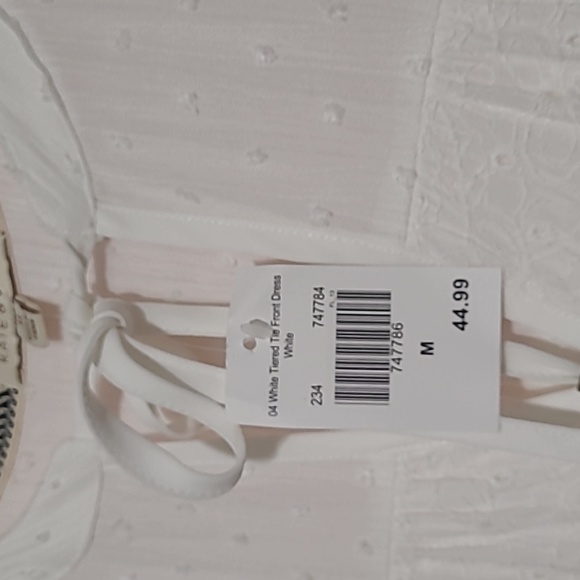 Kate & Sam White Eyelet Maxi Dress, sz M NWT - Picture 7 of 9